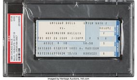 ICYMI: Unused ticket stub from Michael Jordan's debut for Chicago Bulls goes for $468,000 at an auction