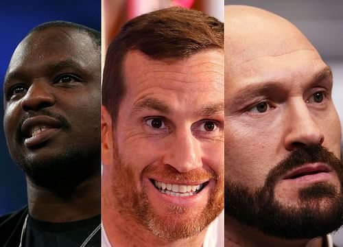 Dillian Whyte (left), David Price (Middle), Tyson Fury (right)