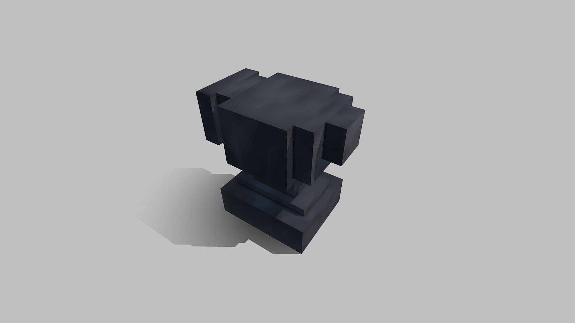 An anvil from Minecraft (Image via Sketchfab)