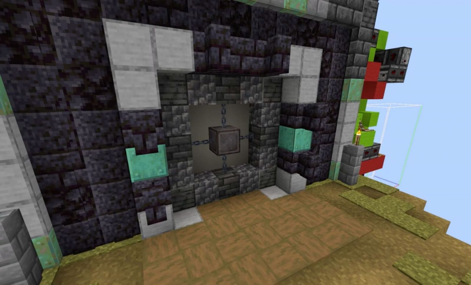 Minecraft Redditor recreates Mumbo Jumbo's vault door with an opening