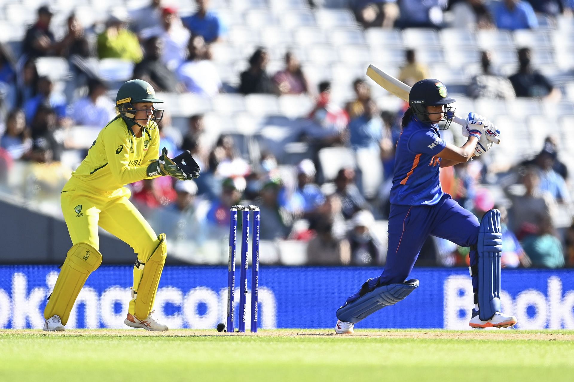 Harmanpreet Kaur scored a blazing half-century against Australia.