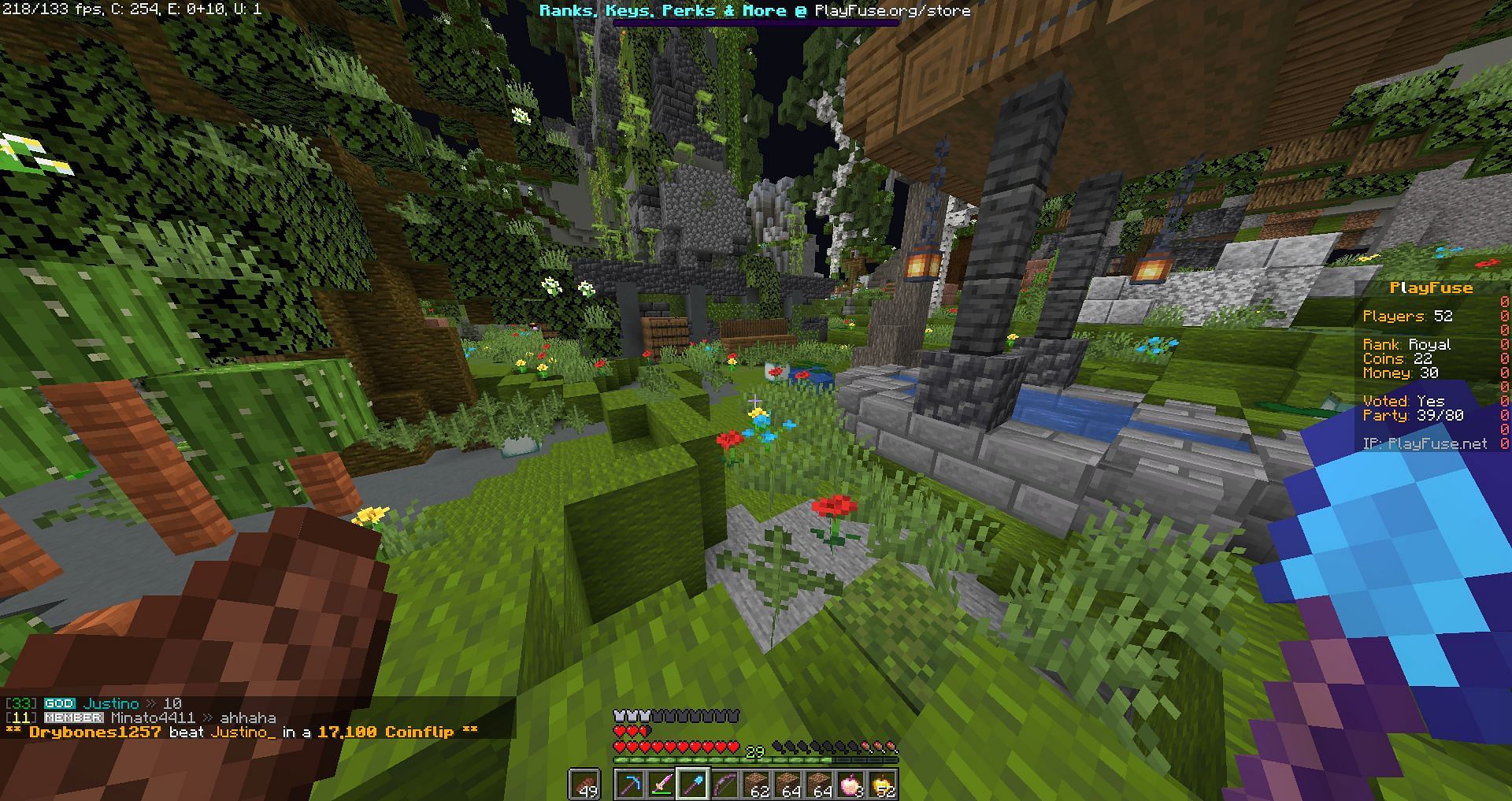 PlayFuse is a great Minecraft SMP server. (Image credits: PlayFuse Discord)