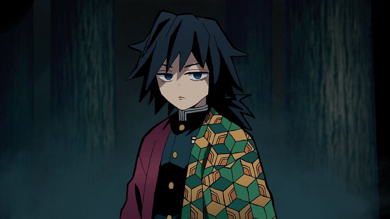 Giyu Tomioka, as seen in the anime (Image via Ufotable)