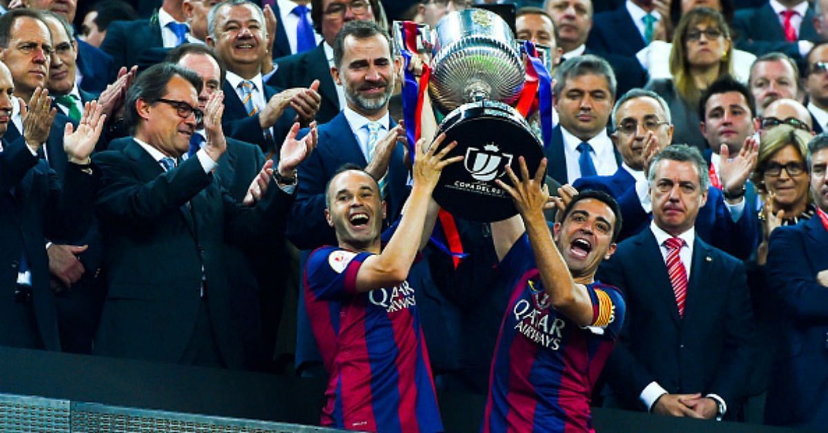 Xavi and Iniesta were two of the modern-day greats in midfield