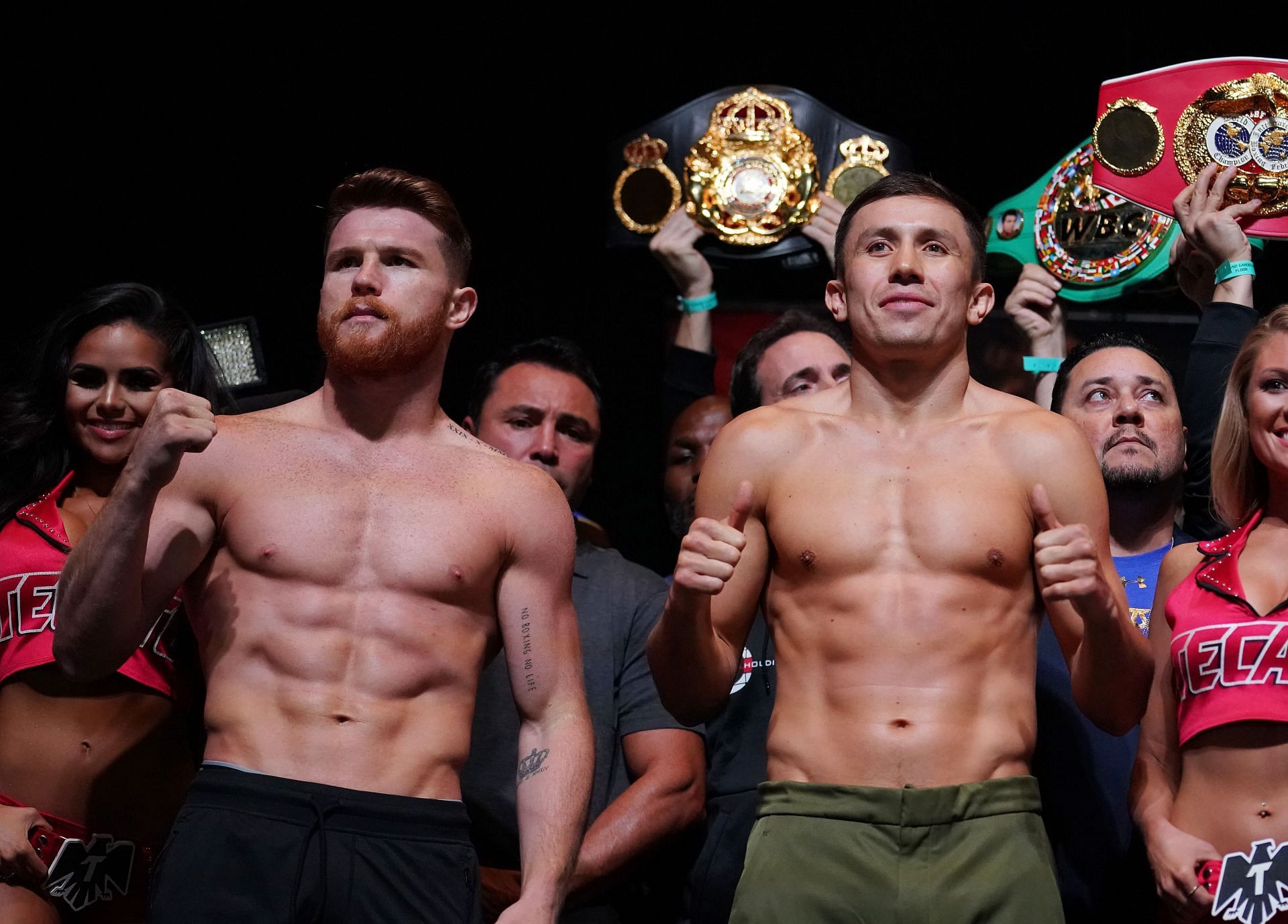 Gennadiy Golovkin (R) doesn&#039;t believe that his rivalry with Canelo Alvarez (L) defines him