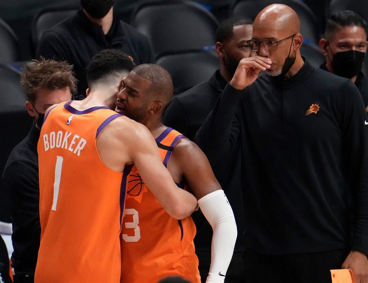 Head coach Monty Williams has the Phoenix Suns rolling despite missing Chris Paul. [Photo: EssentiallySports]