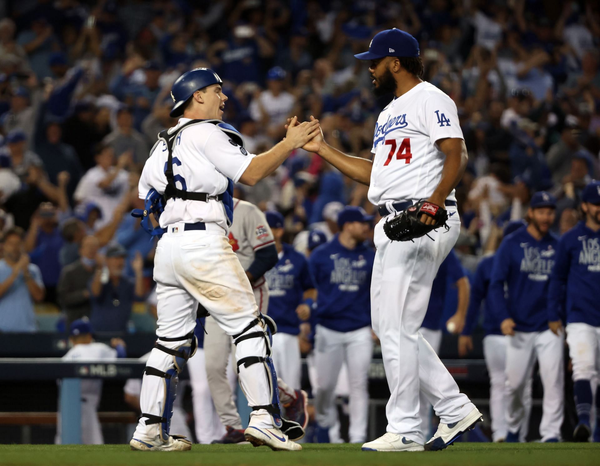 Kenley Jansen while with the Los Angeles Dodgers.