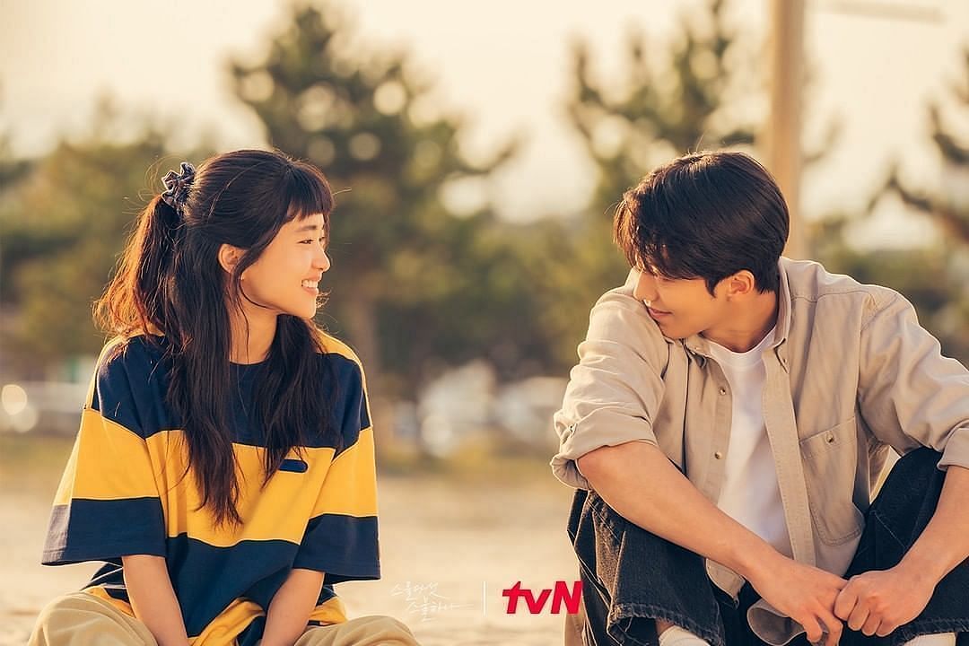 A still of Nam Joo-hyuk and Kim Tae-ri (Image via tvN_drama/Instagram)