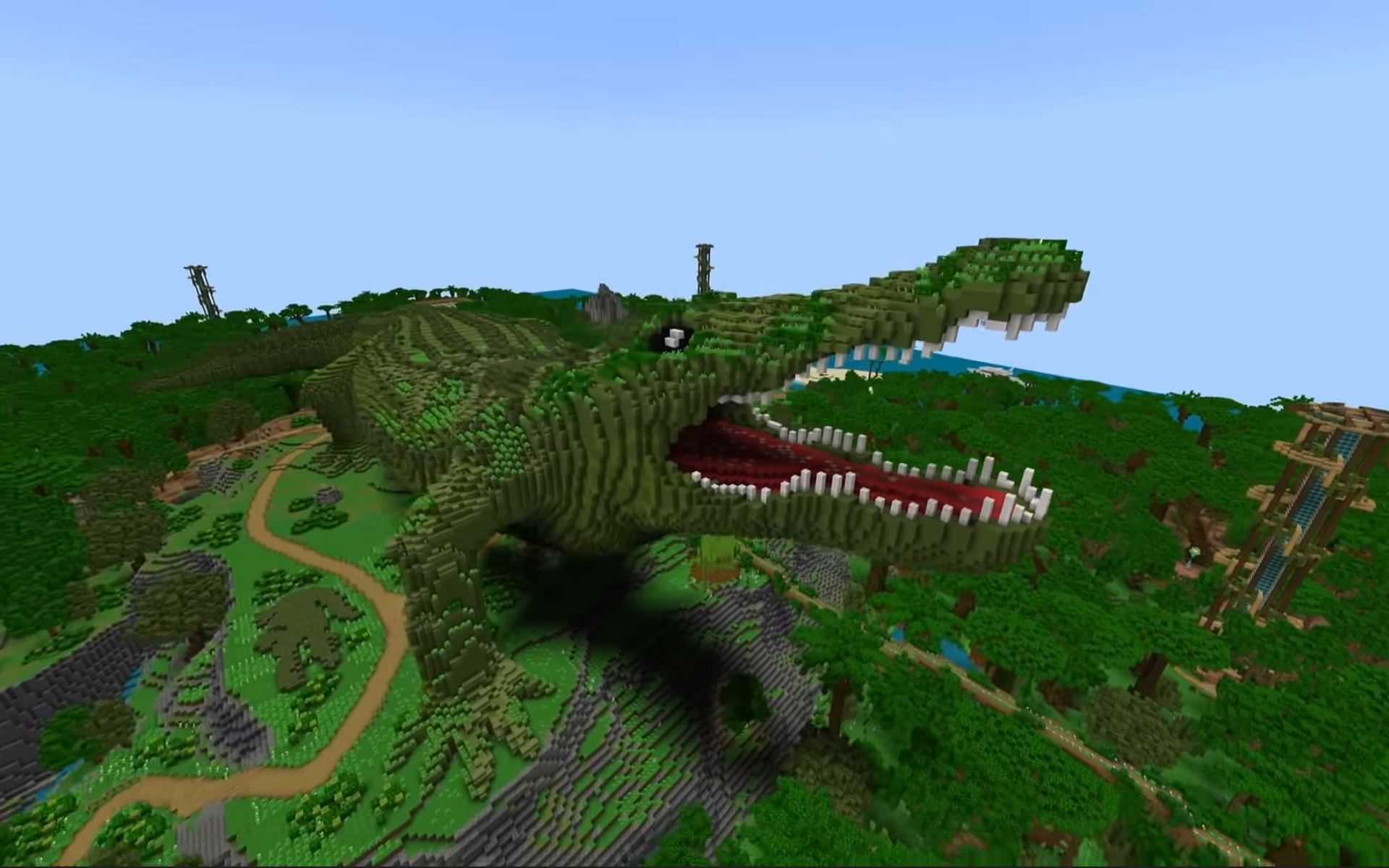 Croco Island custom map (Image via Minecraft Twitter)