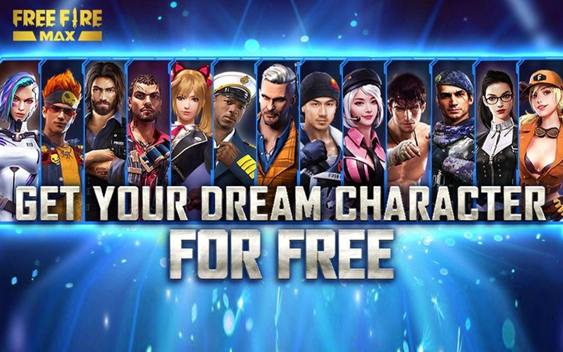 The range of characters in Garena&rsquo;s flagship title (Image via Garena)