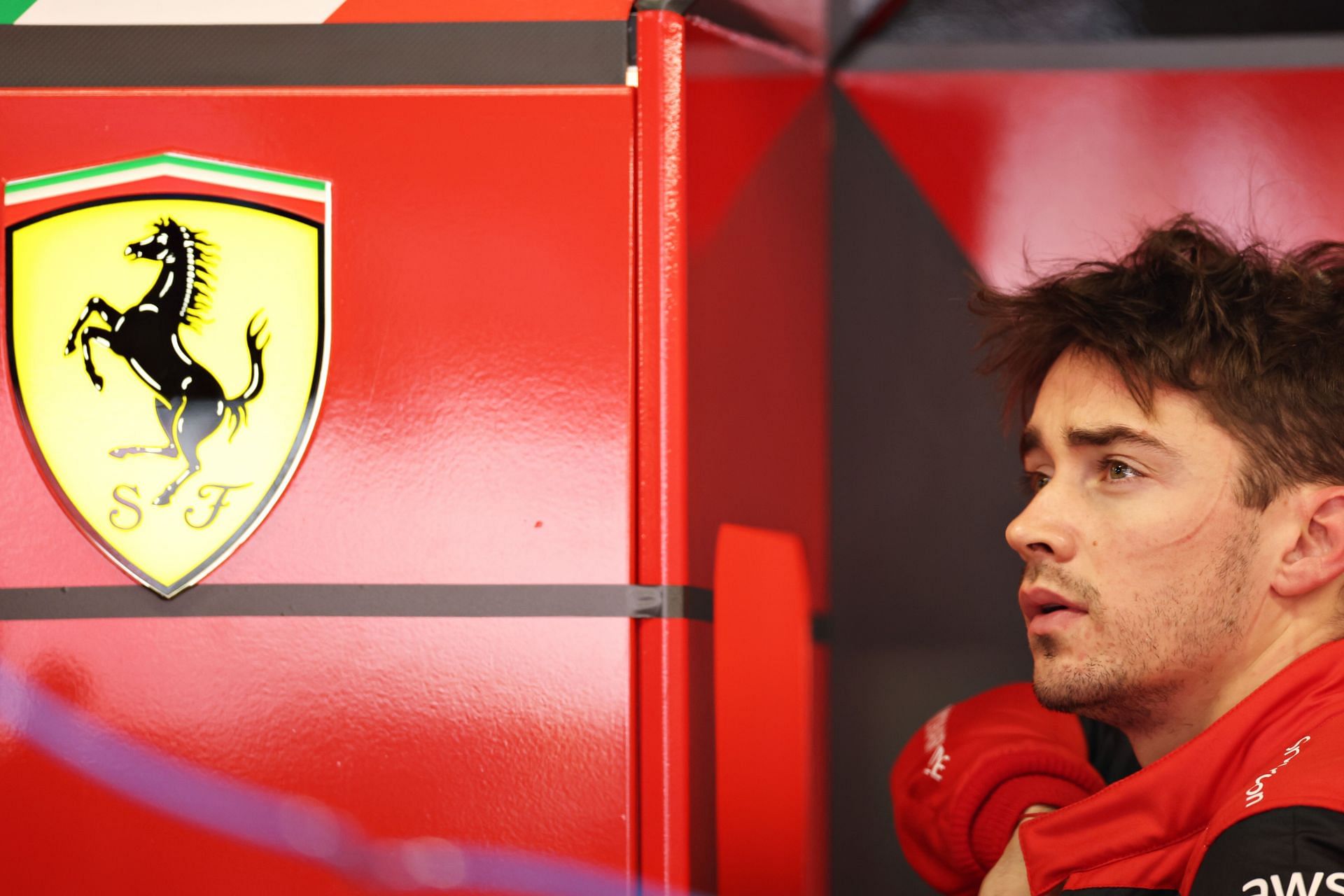 Charles Leclerc during the Formula 1 Testing in Barcelona - Day 3 (Photo by Mark Thompson/Getty Images)