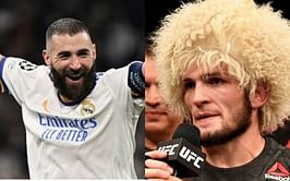 "Best game of your life" - Khabib Nurmagomedov sends message to Karim Benzema following latter's hat-trick for Real Madrid