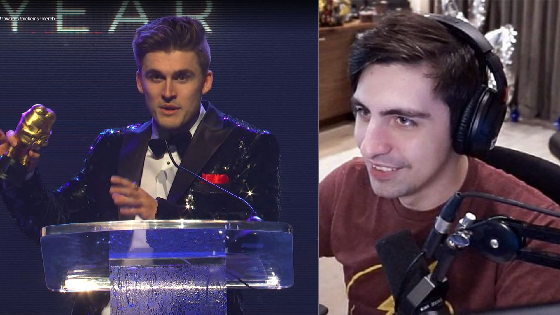 Shroud also won Gamer of the Year at the same ceremony (Image via Sportskeeda)