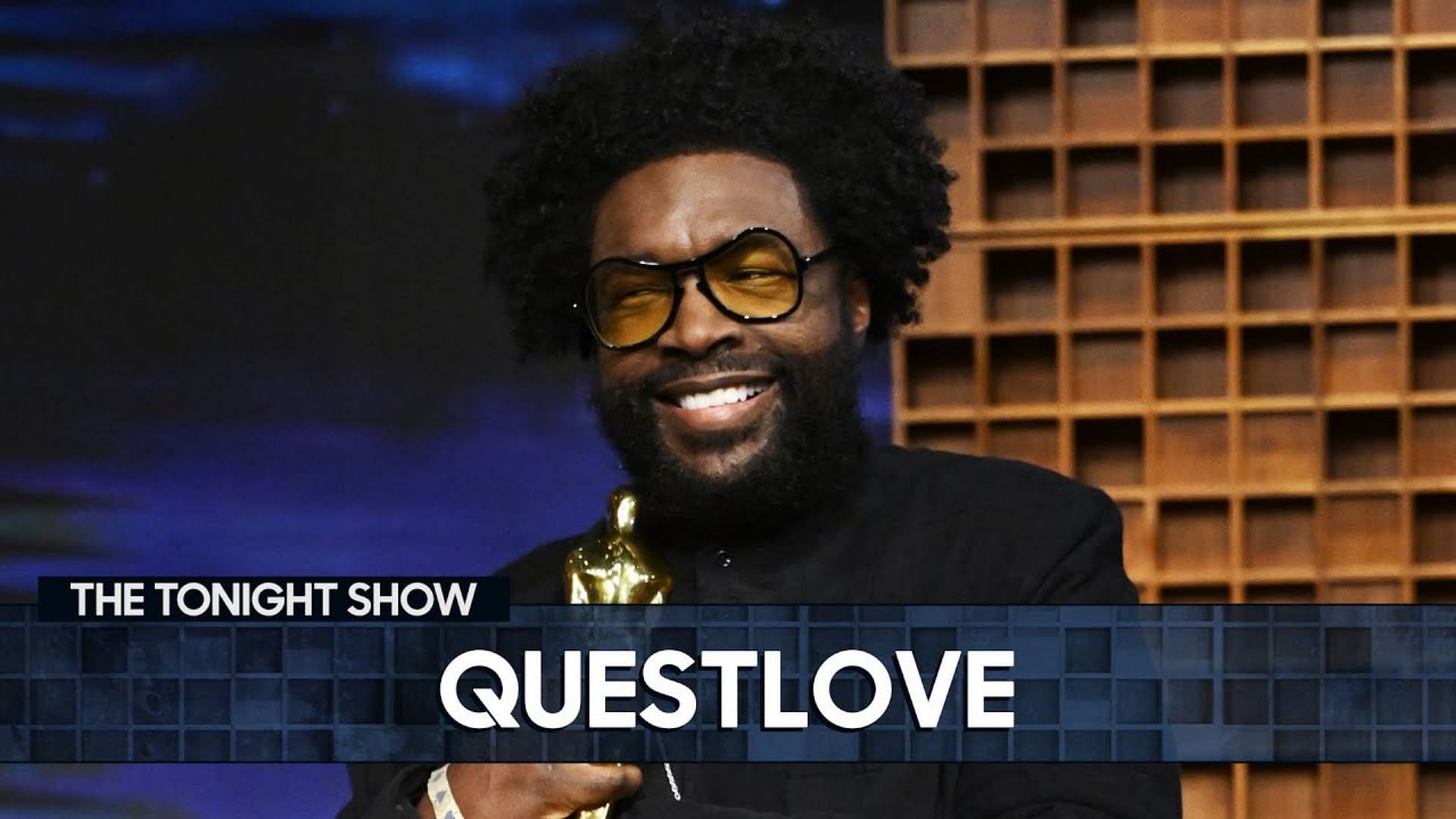 QuestLove on The Tonight Show (Image Via Youtube @Google)