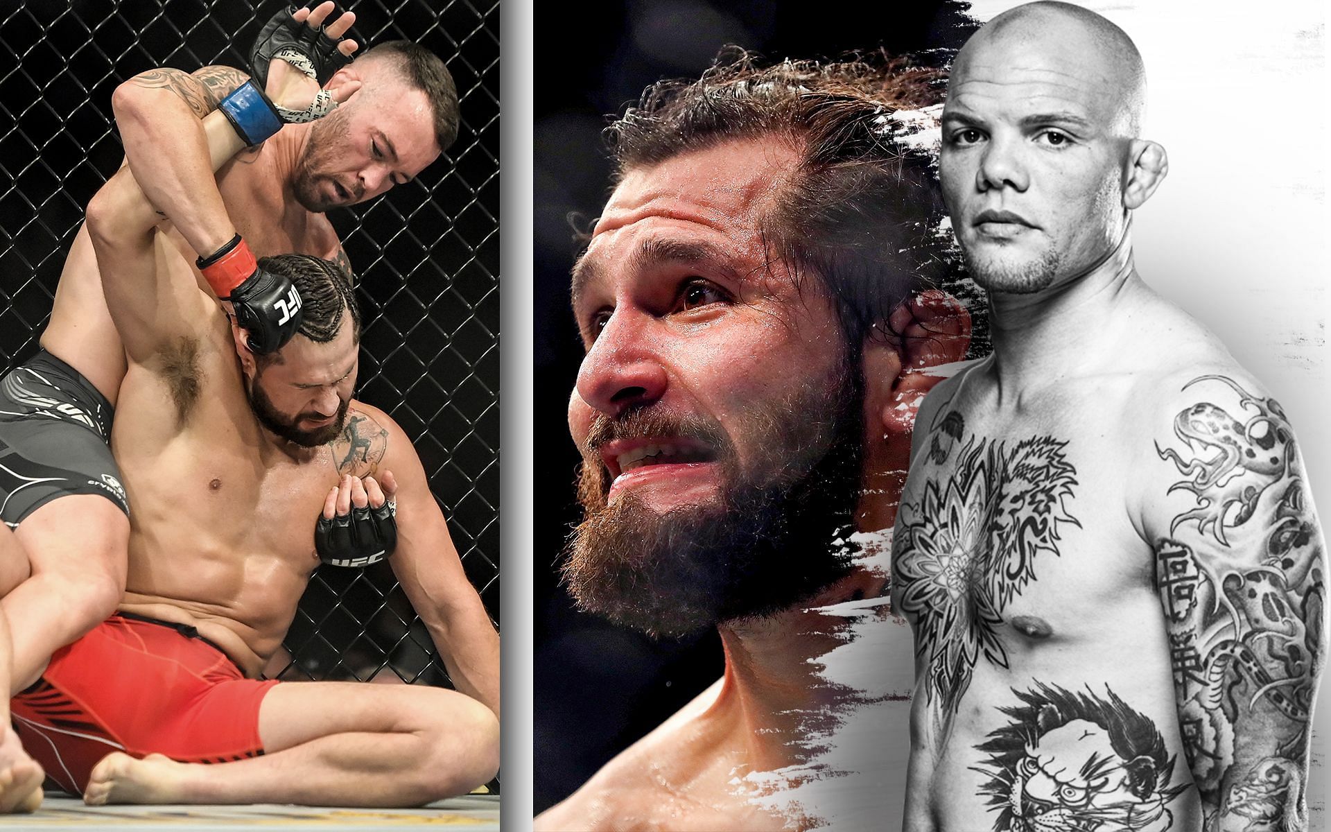 Anthony Smith weighs in on Colby Covington vs Jorge Masvidal [Image credits: Anthony Smith from ufc.com, back images from Getty]