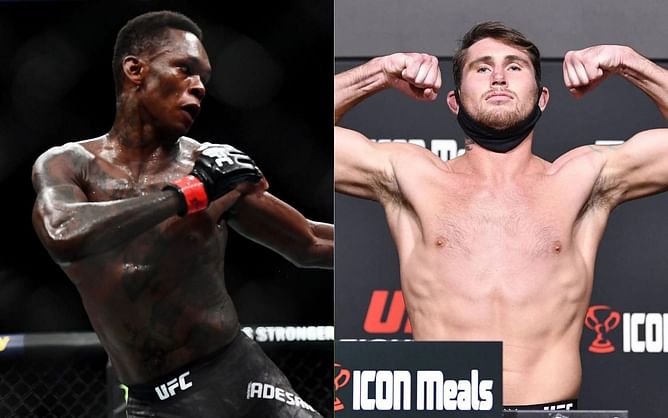 "Stay off the cocaine" - Darren Till reacts to Israel Adesanya telling him to sit down when he jumped the cage to celebrate with Tom Aspinall at UFC London