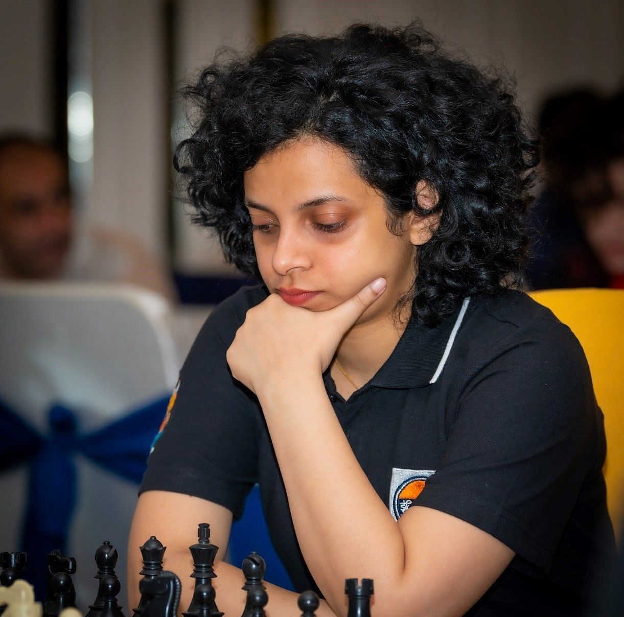 International Master Padmini Rout hold third seed and defending champion GM Abhijeet Gupta to draw in the second round in New Delhi on Wednesday. (Pic credit: AICF)