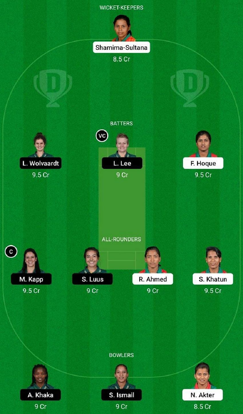 BD-W vs SA-W Dream11 Fantasy Tip #2