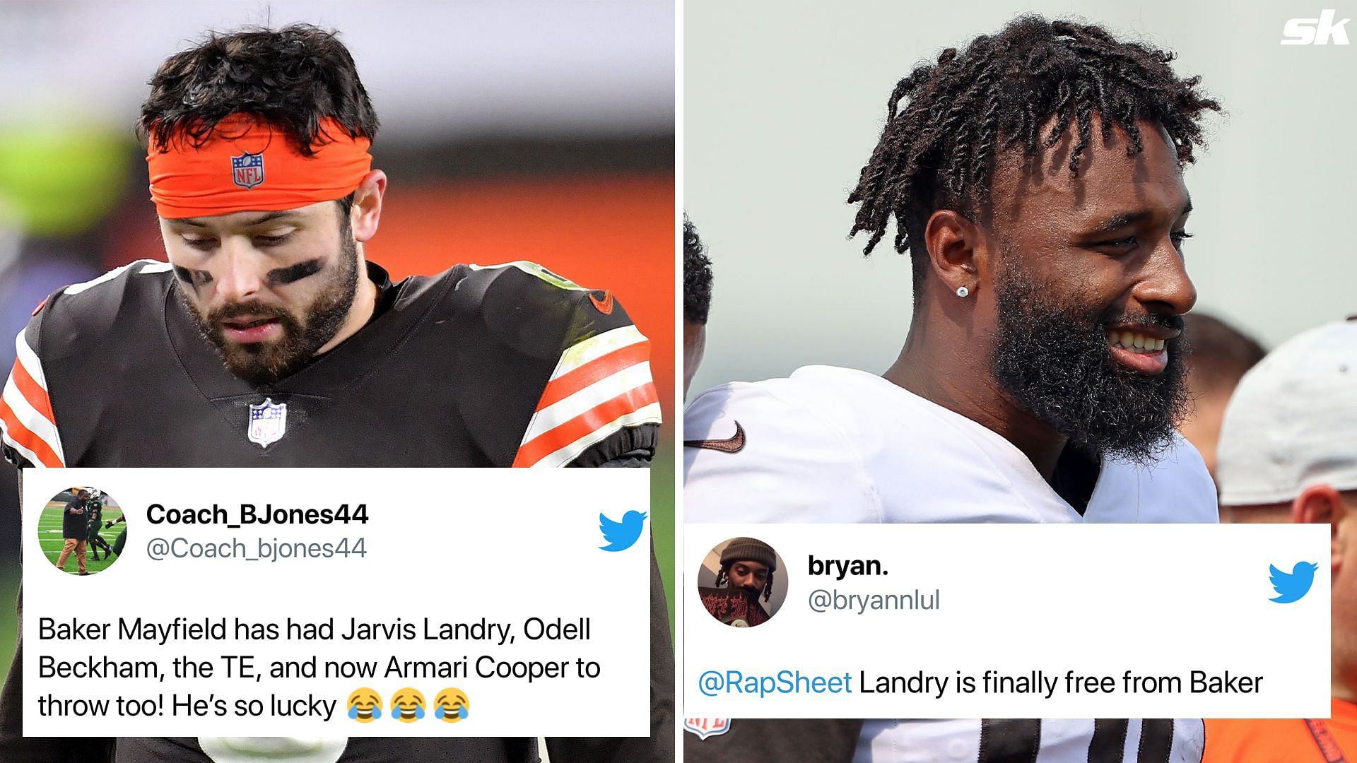Baker Mayfield and Jarvis Landry