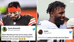 "He's finally free from Baker" - NFL fans react to Browns releasing star wideout Jarvis Landry