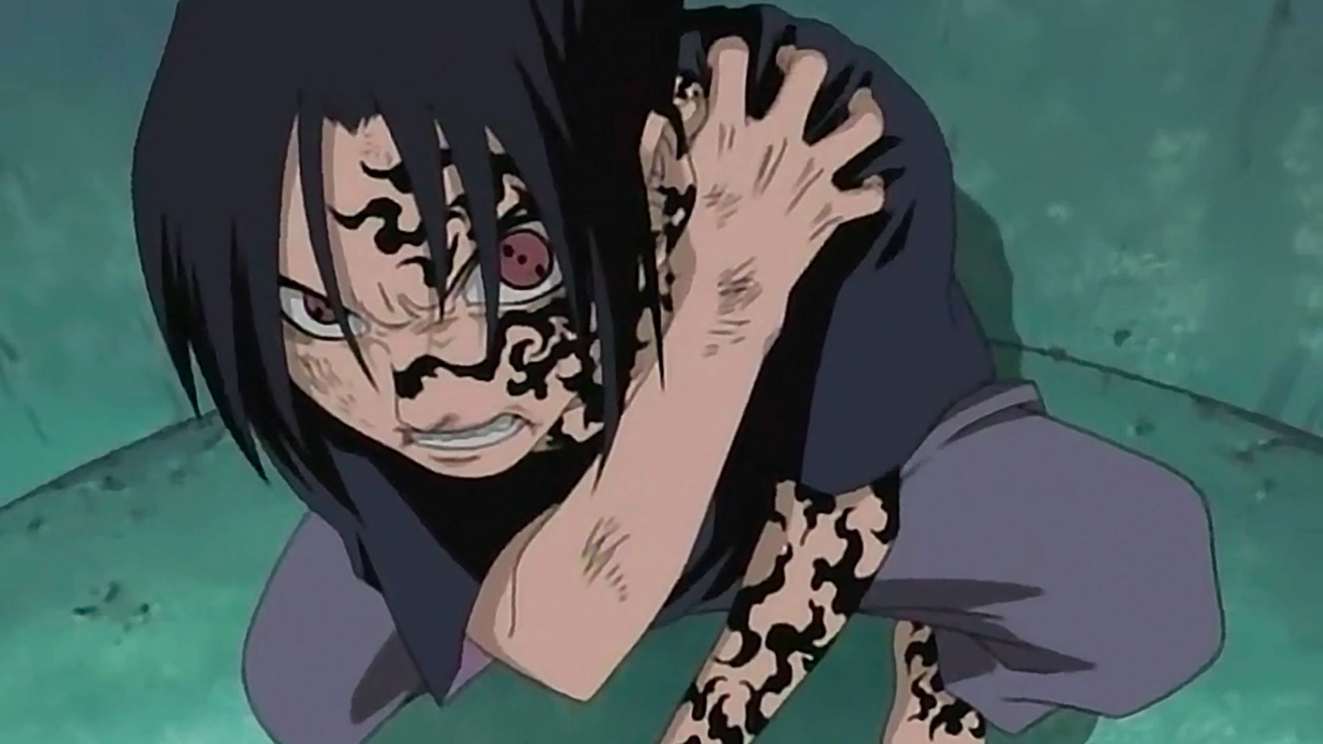 Sasuke&#039;s curse mark (Image via Pierrot)