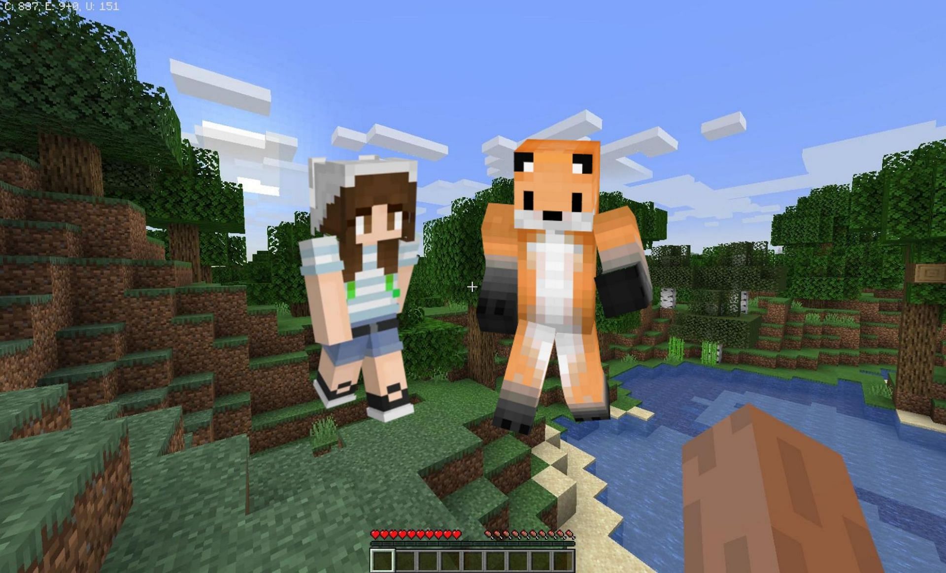 Skins for Aimsey and SeaPeeKay (Image via Dream SMP)