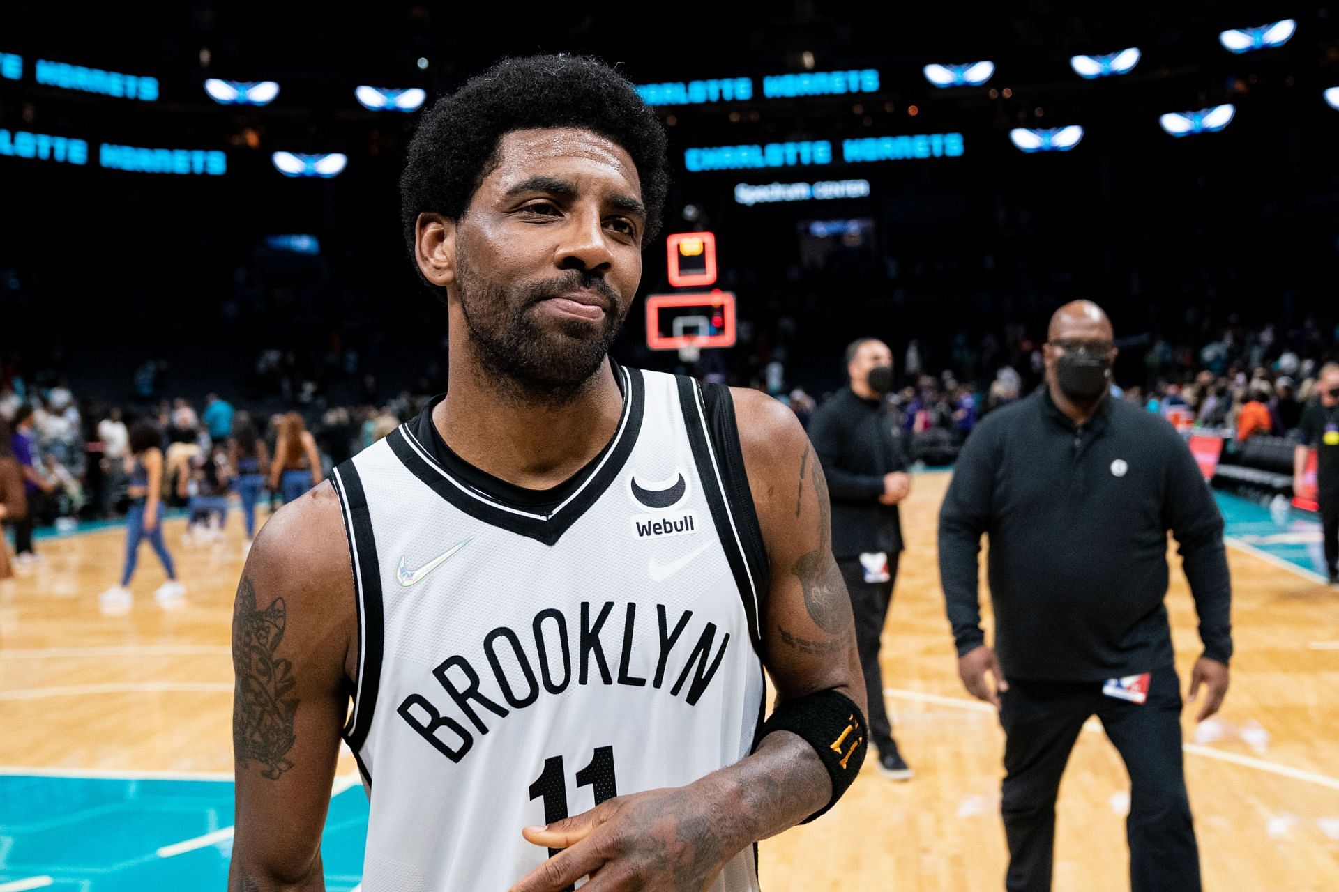 Nets superstar Kyrie Irving is available for home games from now on