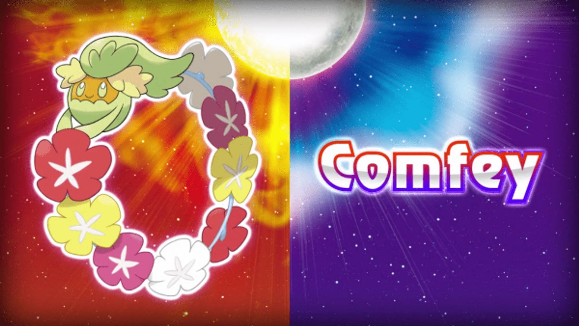 Comfey as it appeared in its reveal trailer (Image via The Pokemon Company)