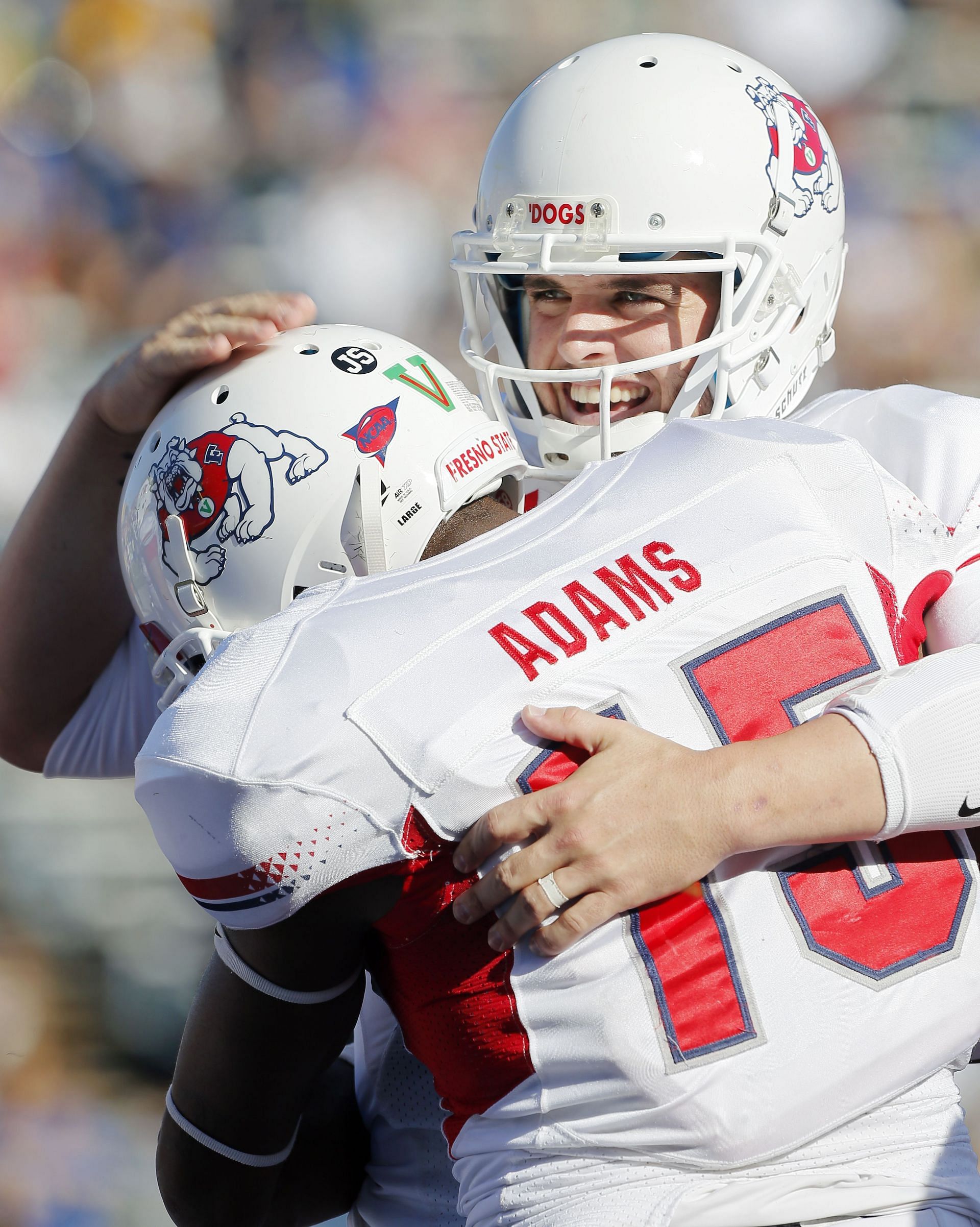 The Raiders QB and Adams as teammates at Fresno State (2012 - 2013)