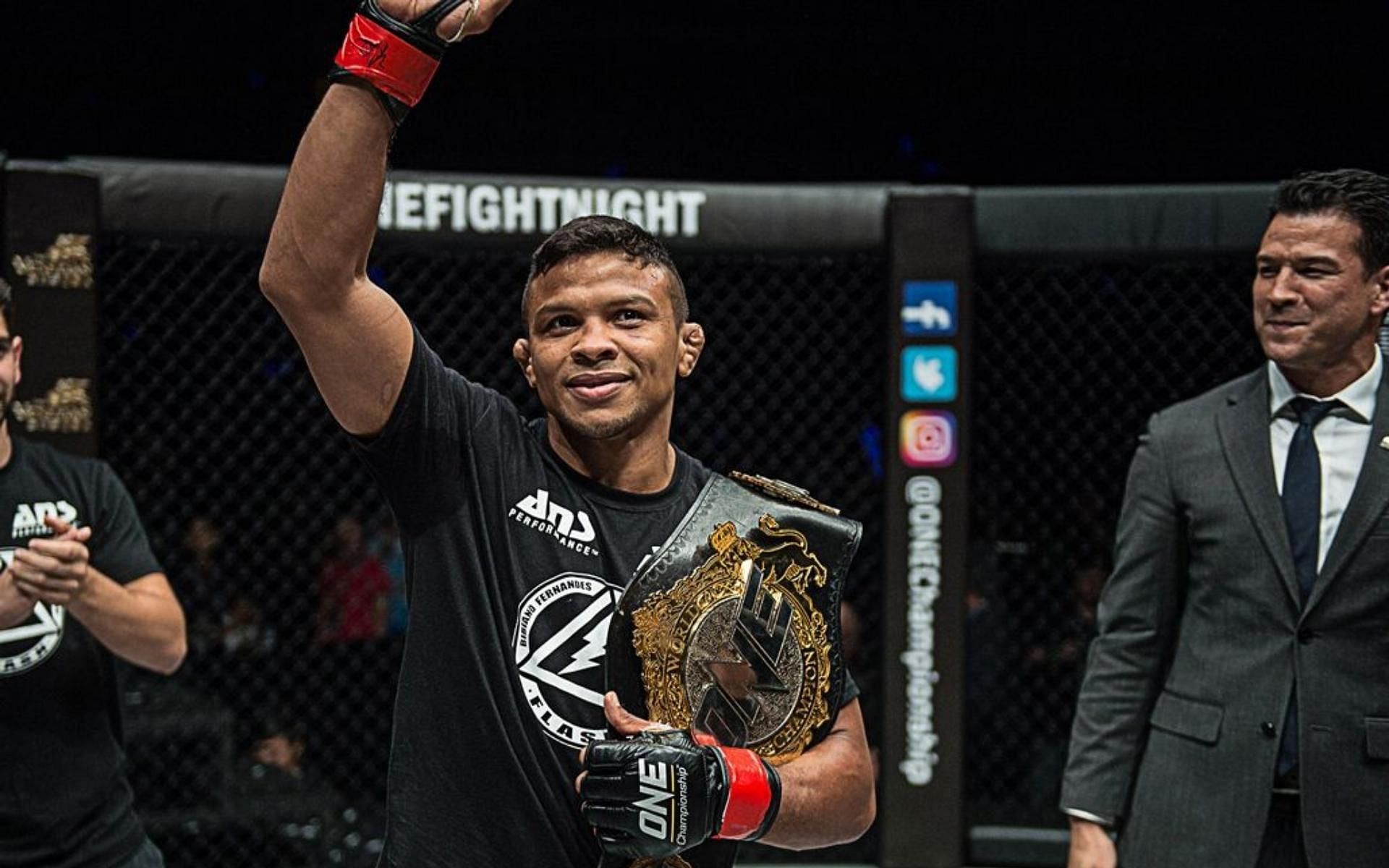 ONE bantamweight champion Bibiano Fernandes has been the most dominant champion the company has ever had. (Image courtesy of ONE Championship)