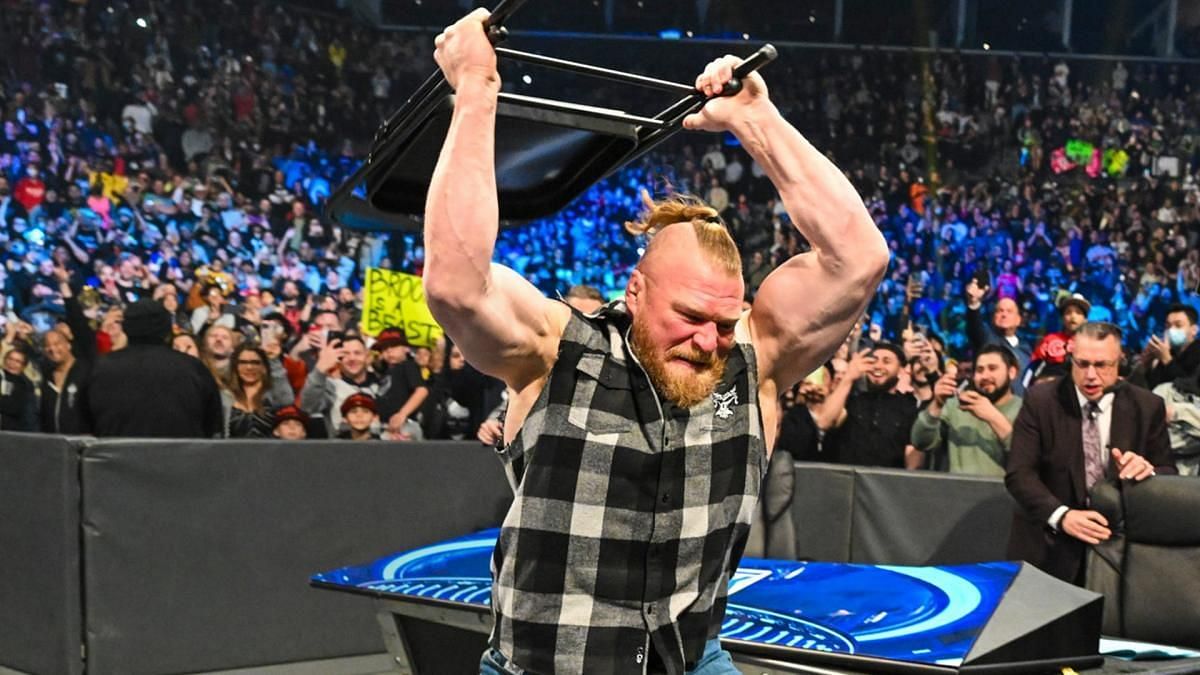 Brock Lesnar unleashed once again on WWE SmackDown.