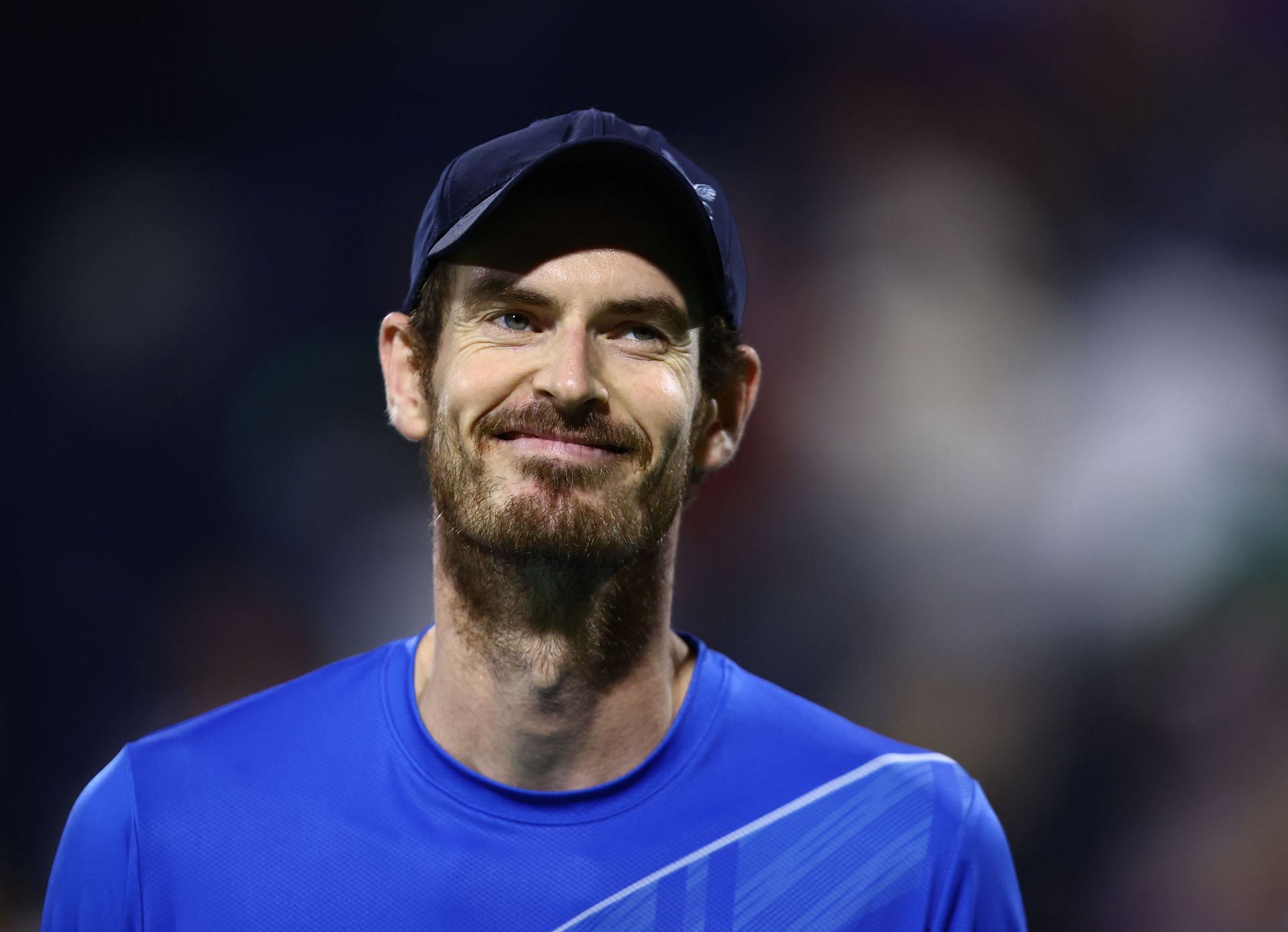 Andy Murray at the Dubai Tennis Championships 2022
