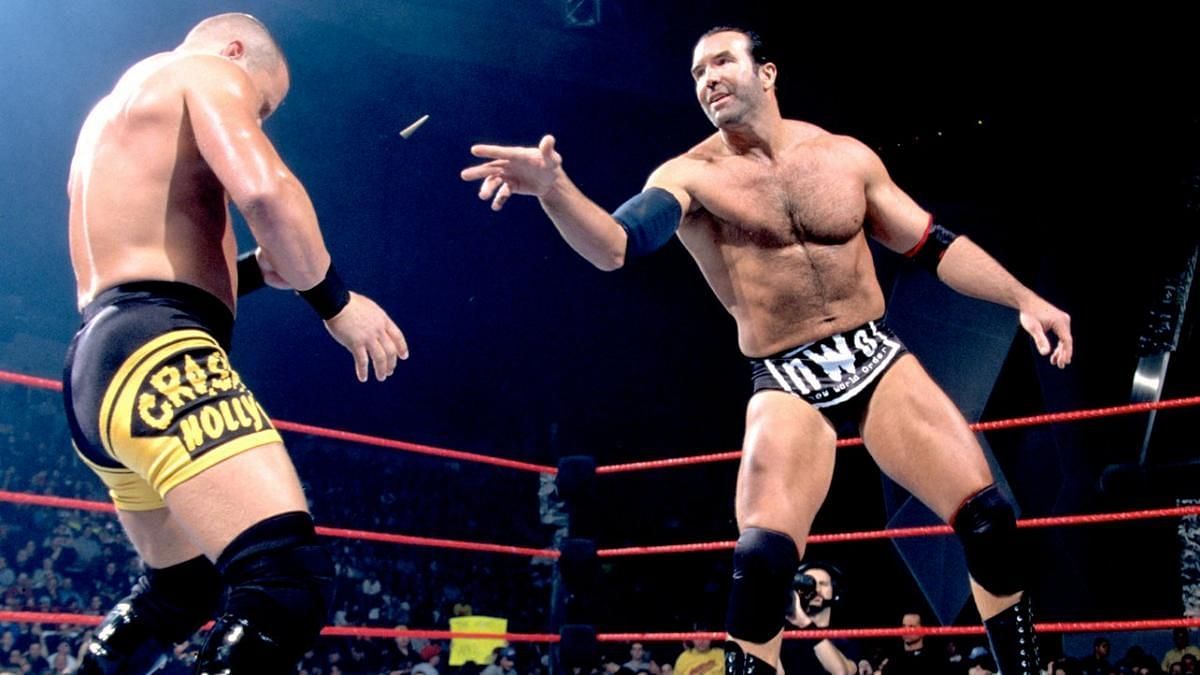 Scott Hall became known for flicking his iconic toothpick