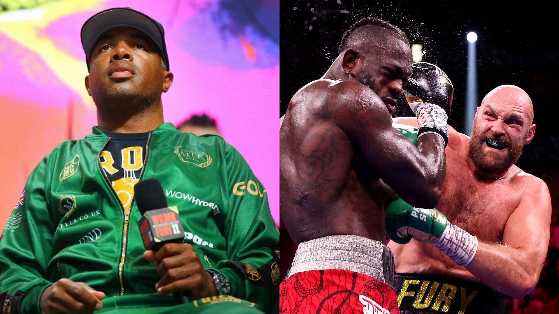 SugarHill Steward (left) and Deontay Wilder vs. Tyson Fury III (right)