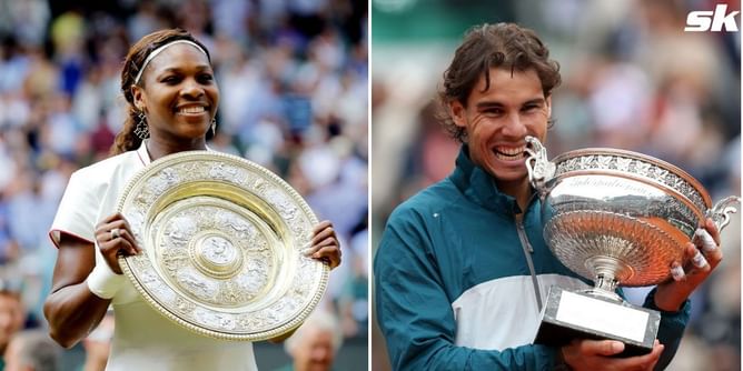 Rafael Nadal and Serena Williams are the only male-female pairing in tennis history to win all four Grand Slams together