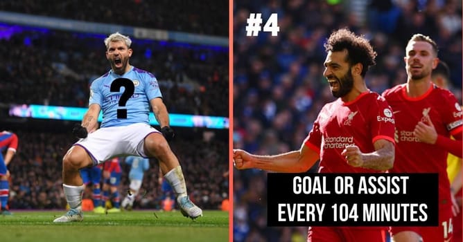 5 players who have the best goal involvement ratio in Premier League history