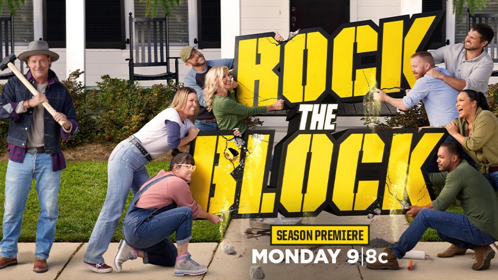 A new challenge awaits for the contestants in an all new episode of Rock The Block (Image via @hgtv/Twitter)