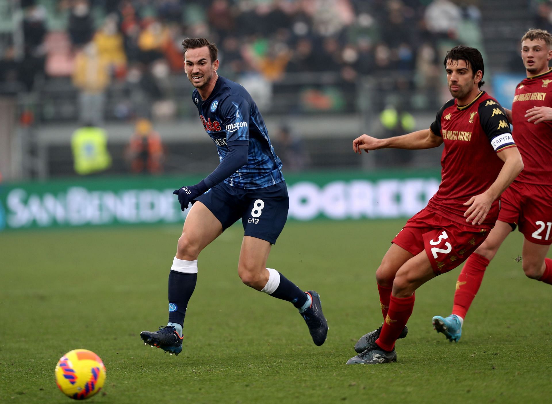 Fabian Ruiz (left) has been quite impressive in the Serie A this season.