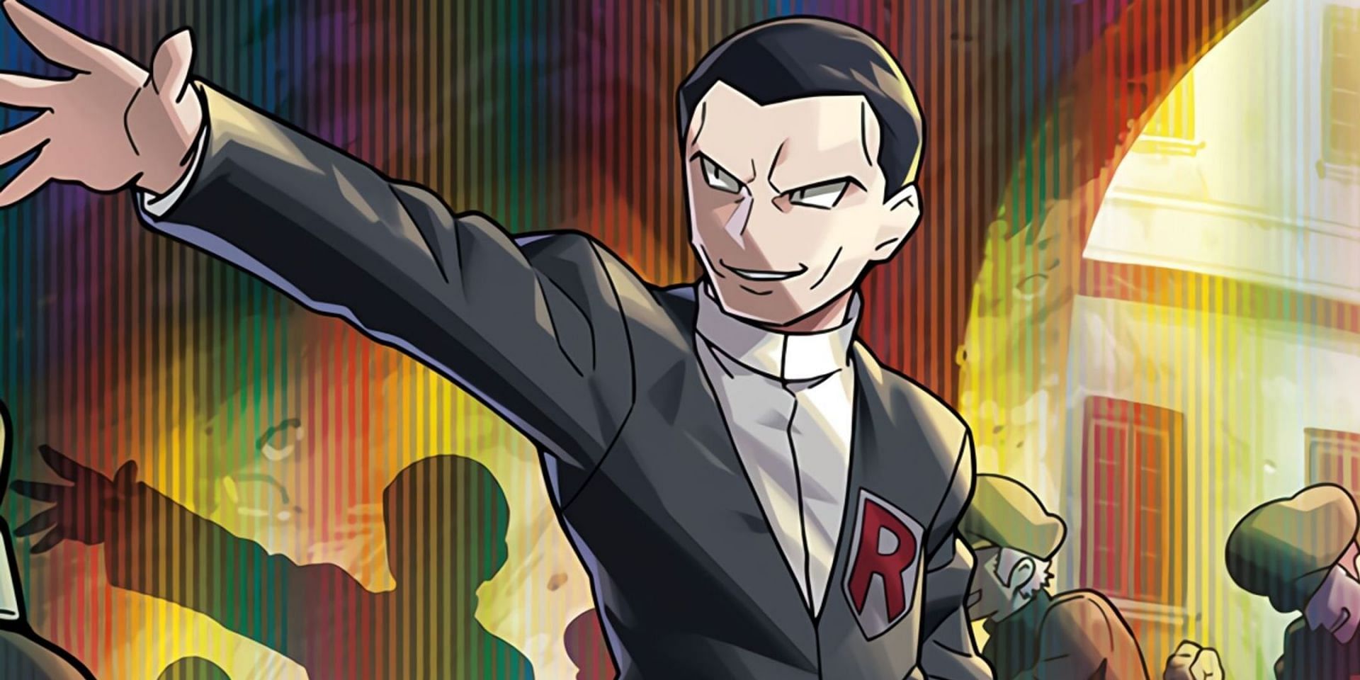 Giovanni as he appears in the trading card game (Image via The Pokemon Company)