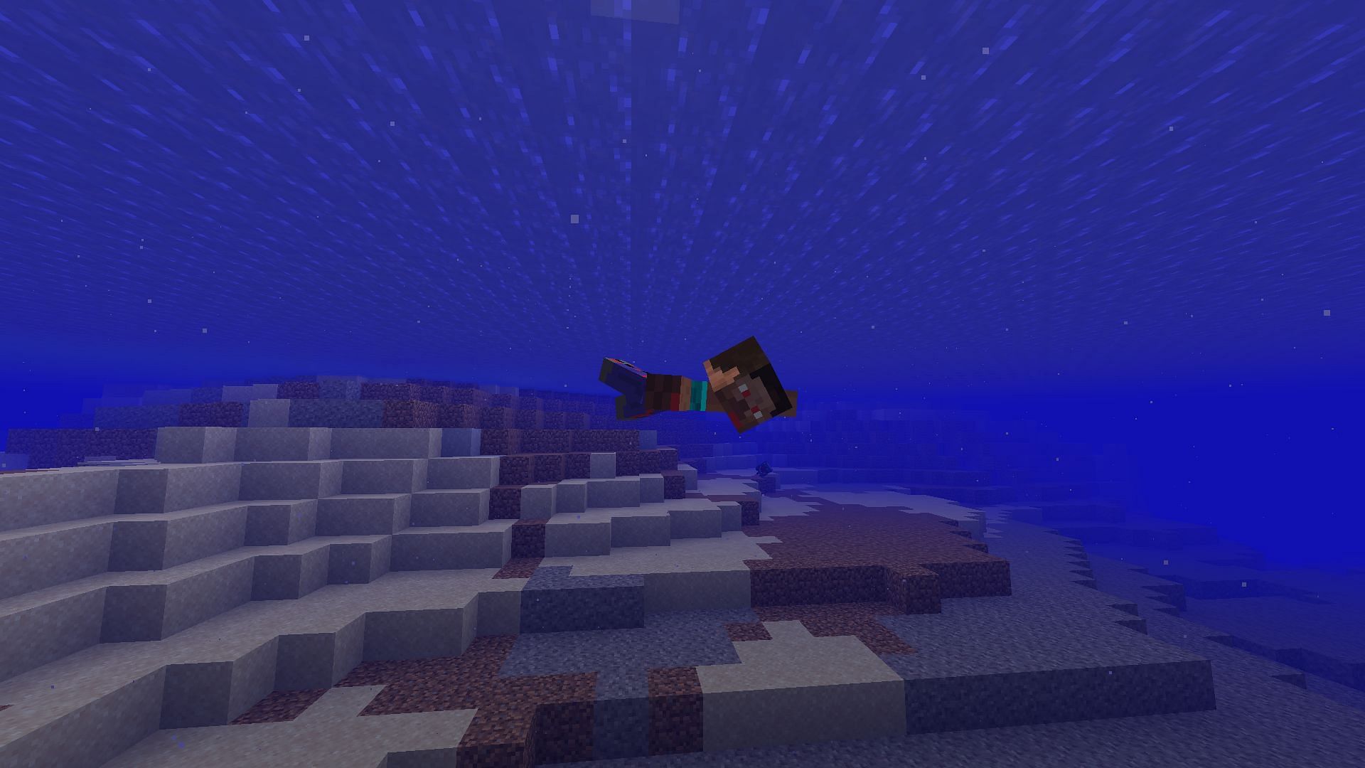 Breathing underwater is a must if players want to survive (Image via Minecraft)