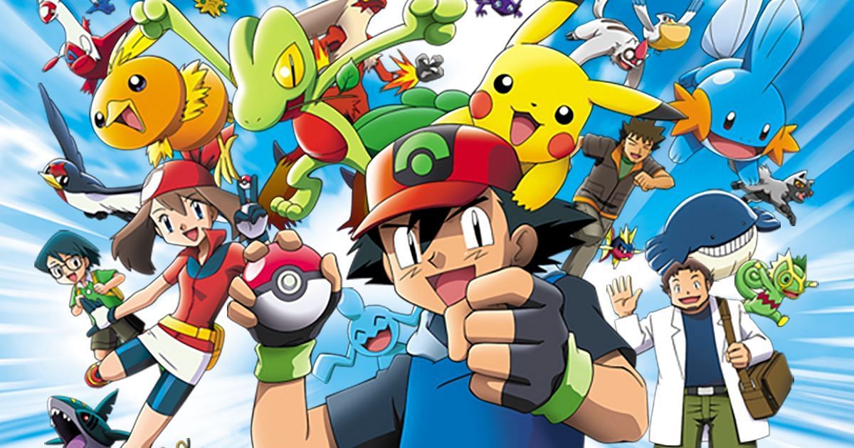 The Advanced season saw Ash join forces with May and Max (Image via The Pokemon Company)