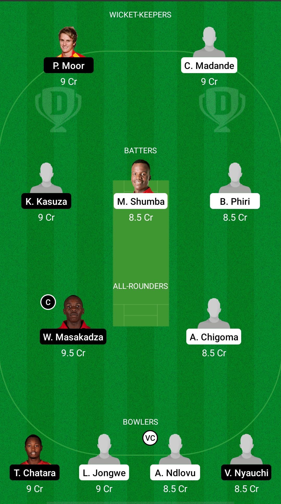 MAT vs MOU Dream11 Prediction - Zimbabwe T20