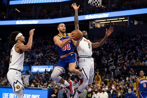 Steph Curry finally had the chance to meet the young fan who was inconsolable in Monday night's Warriors vs Nuggets game where the former MVP was held out. [Photo: Rappler]