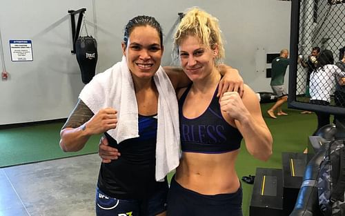 Amanda Nunes and Kayla Harrison [Image credits: @judokayla via Instagram]