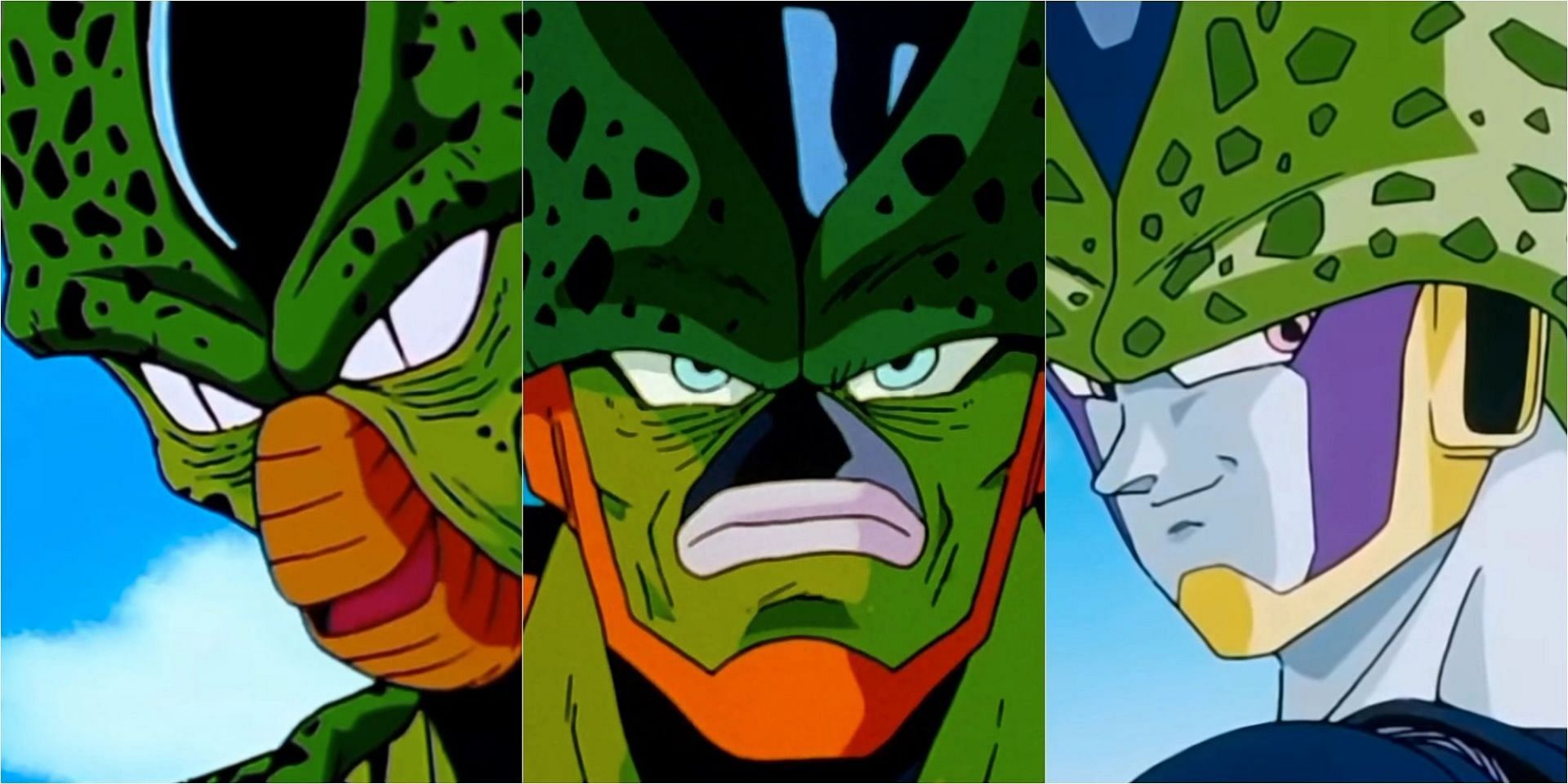 Cell&#039;s various forms (Image via Toei Animation)