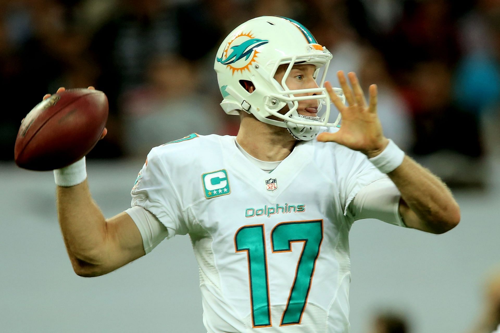 Ryan Tannehill during his Dolphins career