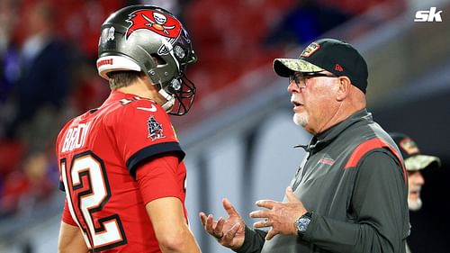 Buccaneers QB Tom Brady and HC Bruce Arians