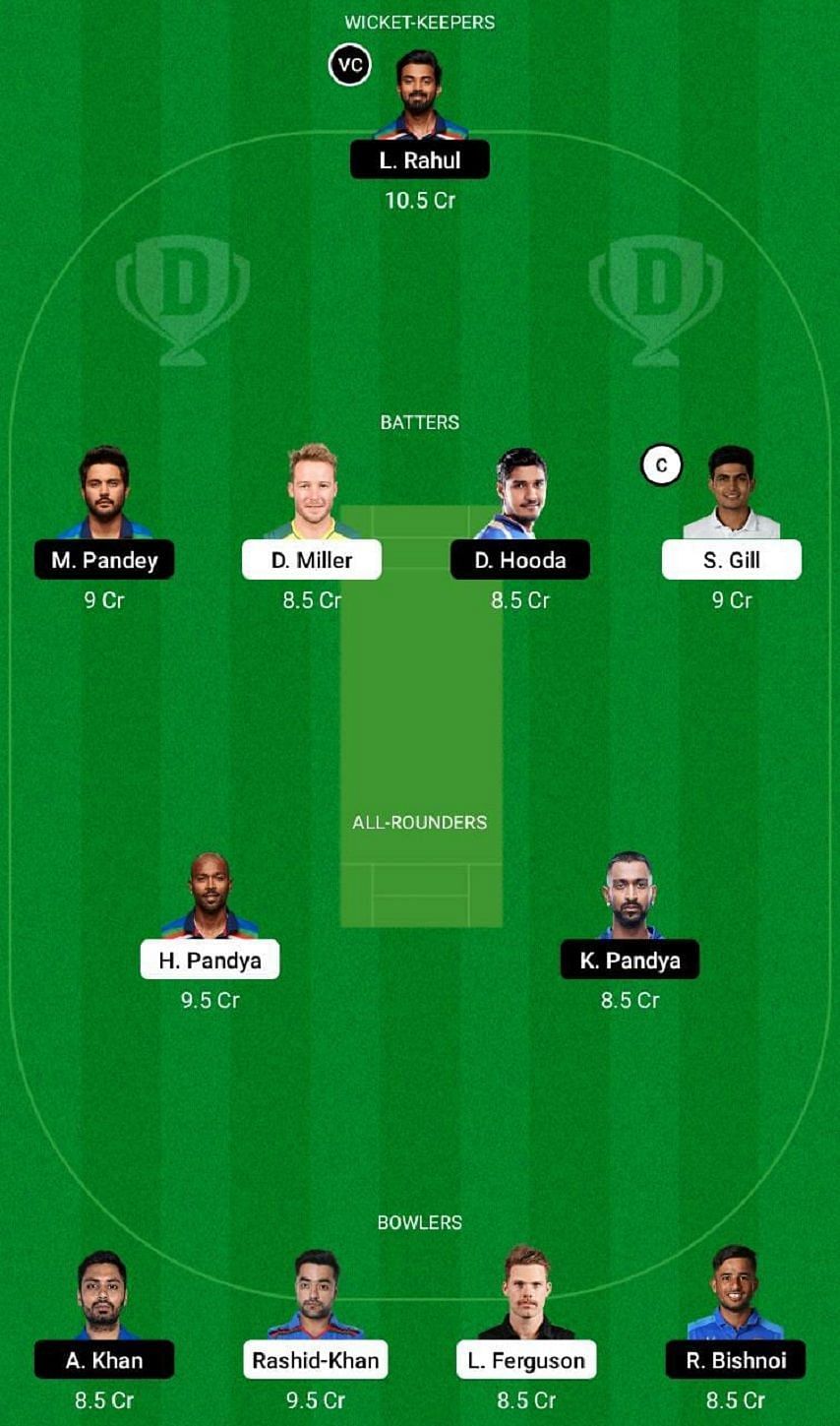 GT vs LSG Dream11 Fantasy Tip #2