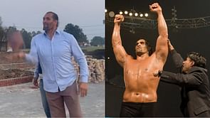 WWE दिग्गज The Great Khali ने नए खेल में आजमाया हाथ, देखे मजेदार वीडियो