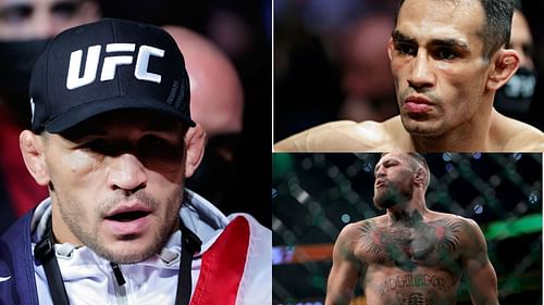 Michael Chandler (Left) says Tony Ferguson (Top Right) is a tougher puzzle than Conor McGregor (Bottom Right) (Images courtesy of Getty)